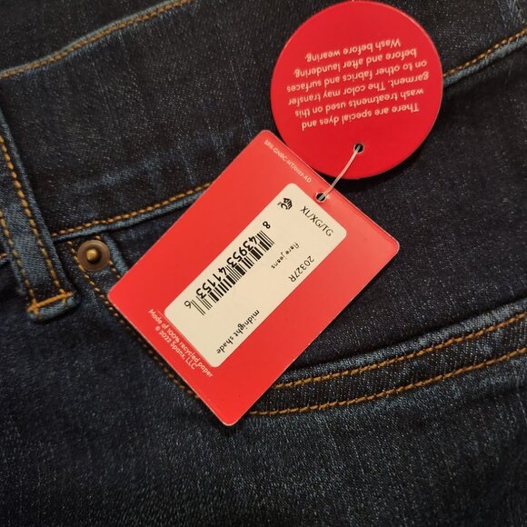 NWT Spanx pull-on Flare Jeans XL- Midnight Blue (Discontinued shade!) - Picture 6 of 6